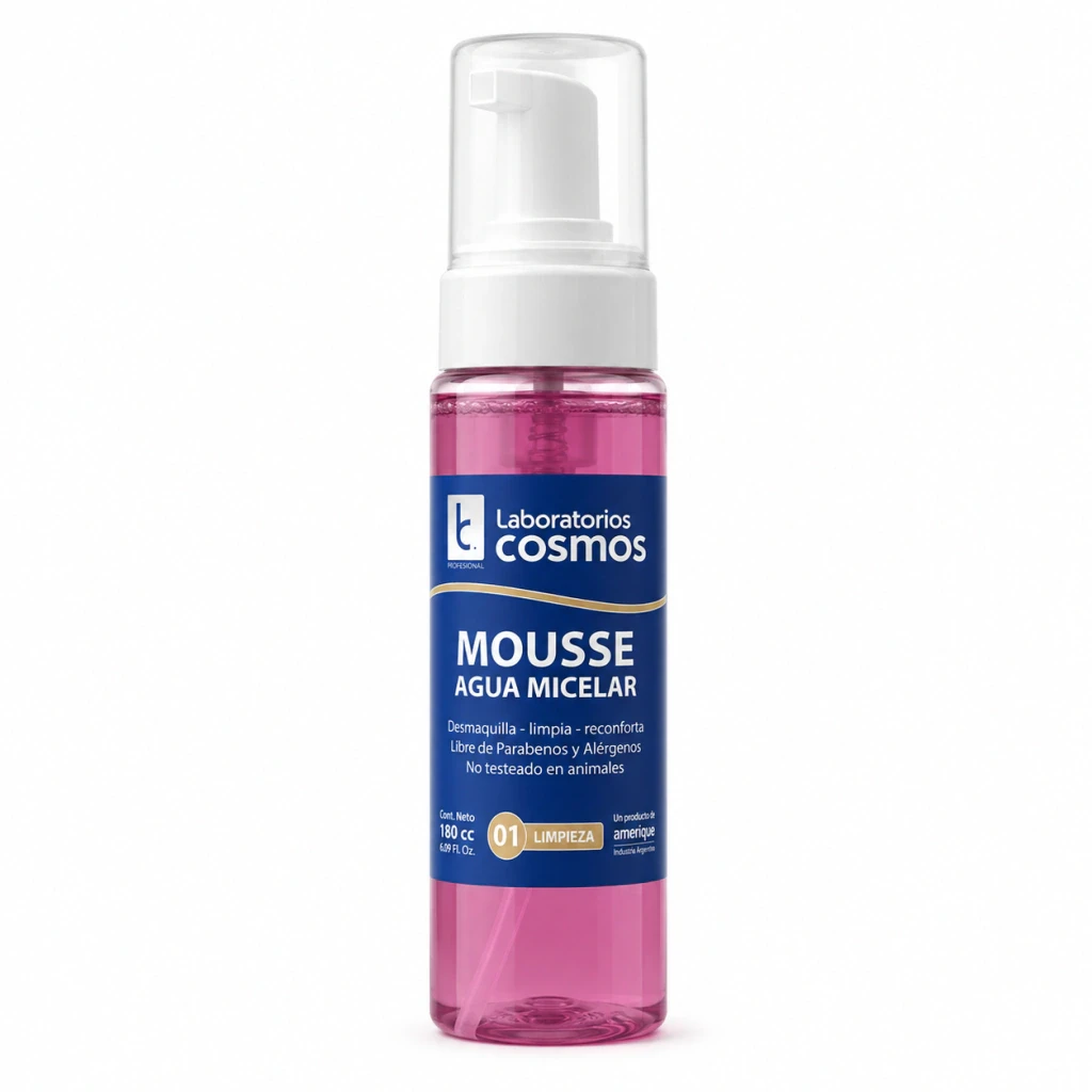 Mousse de Agua Micelar Limpiador y Desmaquillante