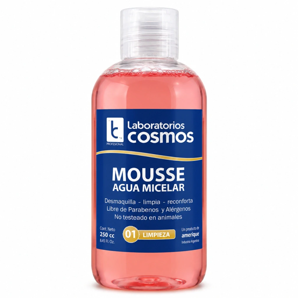 Mousse de Agua Micelar Limpiador y Desmaquillante