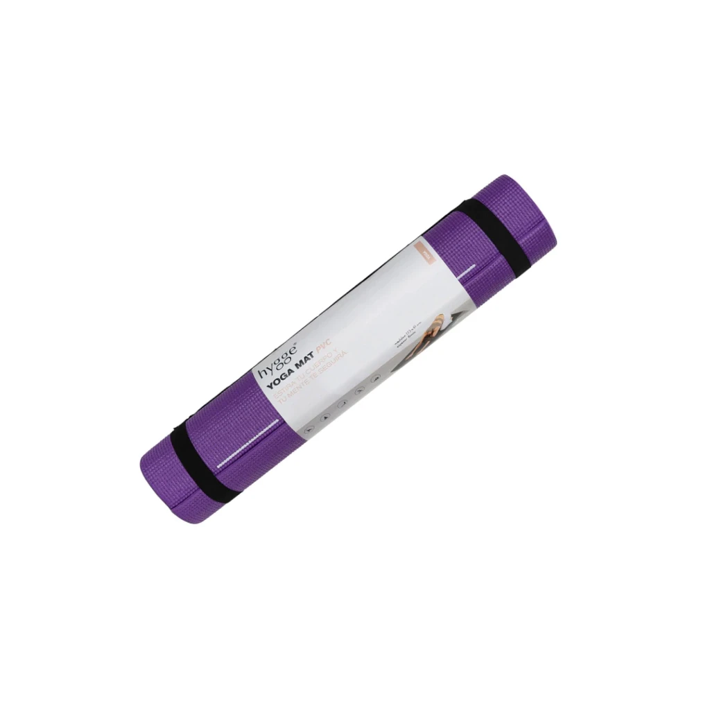 Mat de Yoga PVC Antideslizante para Principiantes