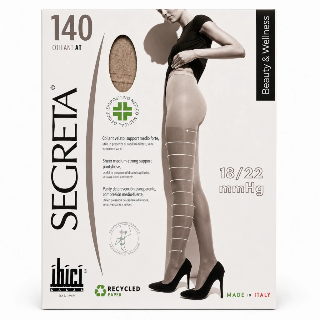 Media Terapéutica Panty Ibici Segreta 140 18/22 mmHg