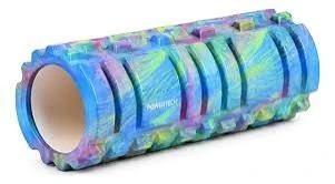 Foam Roller PowerTech Texturado Multicolor 33 x 14 cm