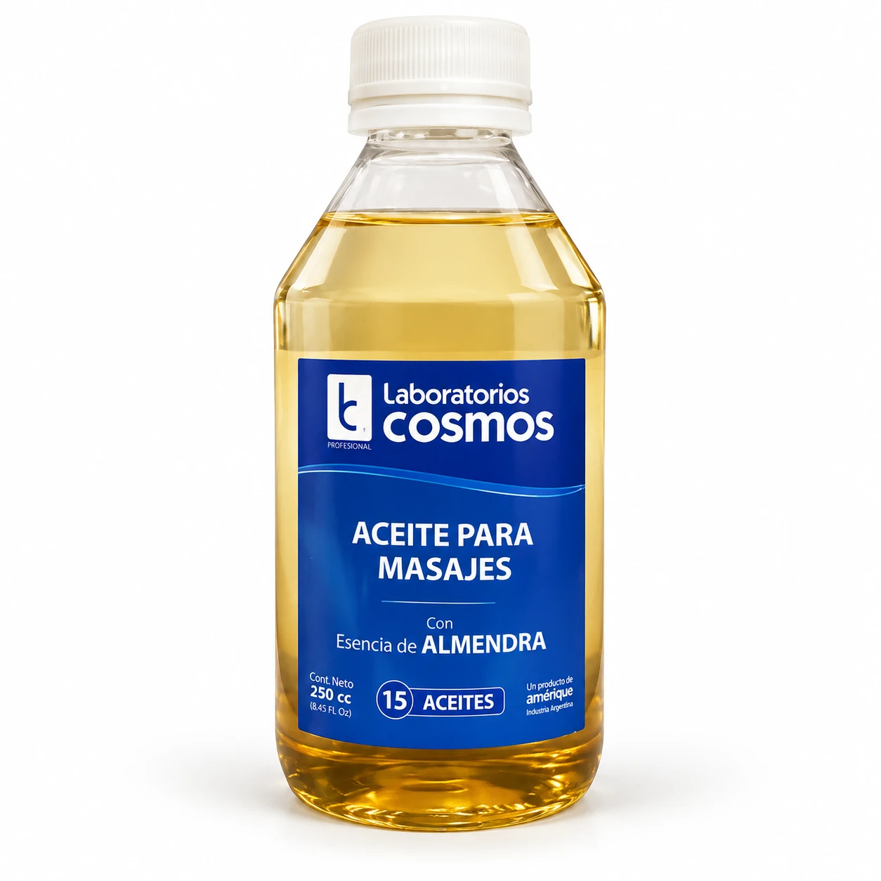 Aceite para Masajes con Esencia de Almendra Cosmos 250 cc