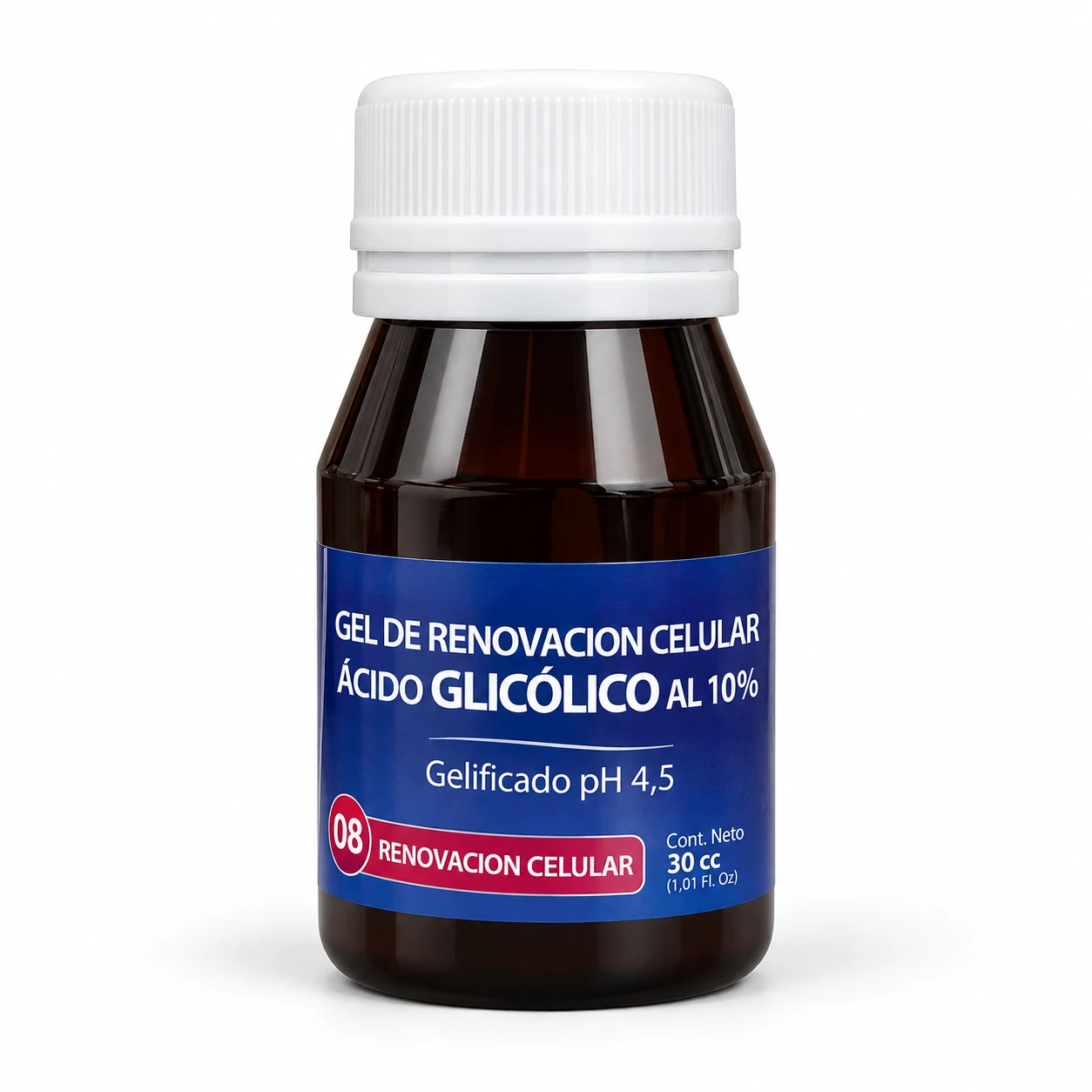 Ácido Glicólico 10% Gelificado Cosmos 30 cc pH 4,5