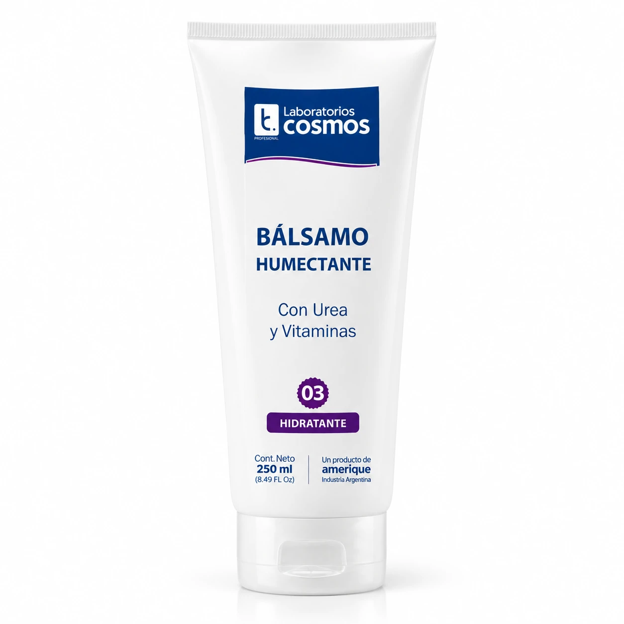 Bálsamo Humectante con Urea y Vitaminas Cosmos 250 cc