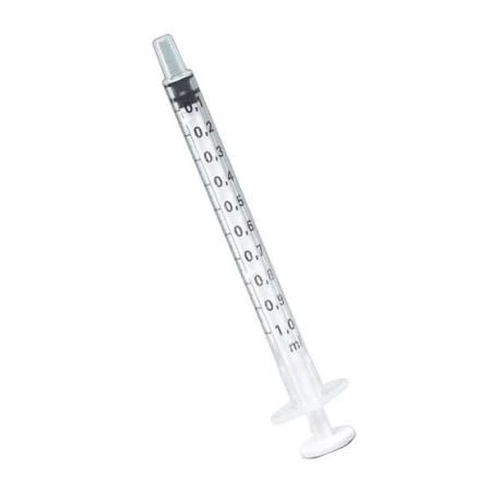 Jeringa 1 ml Insulina U-100 sin Aguja — Caja x100