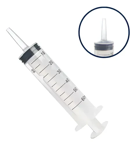 Jeringa 60 ml sin Aguja (Thomey) — Caja x25