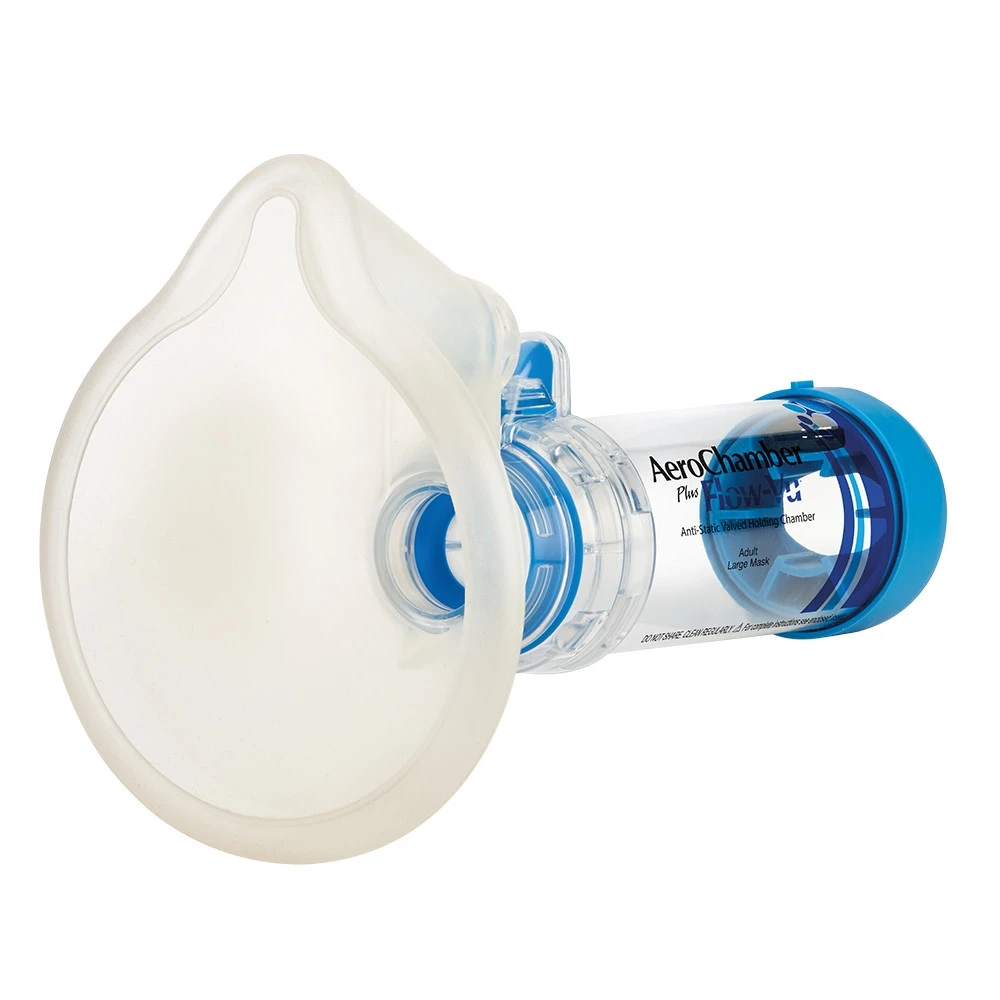 Aerocámara AeroChamber Plus Flow-Vu Adulto con Mascarilla Grande
