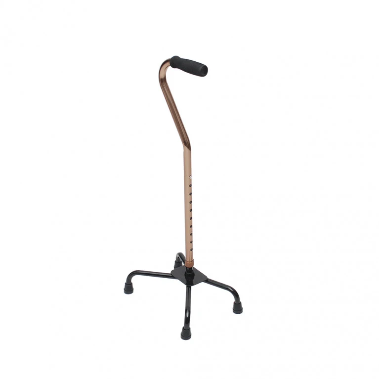 Bastón Cuádruple Ortopédico Silfab M911 Regulable para Adultos — Bronce