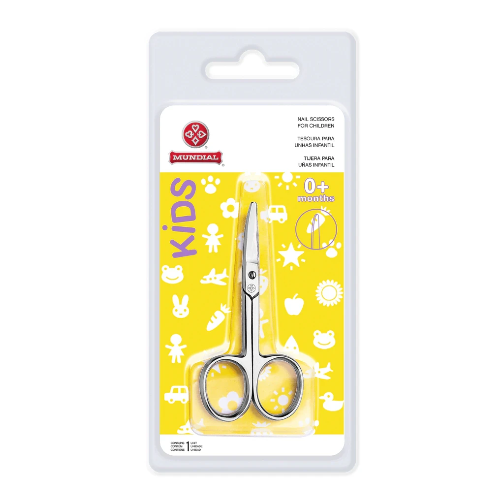 Tijera para Uñas de Bebé Mundial Kids BC-307 Punta Redondeada