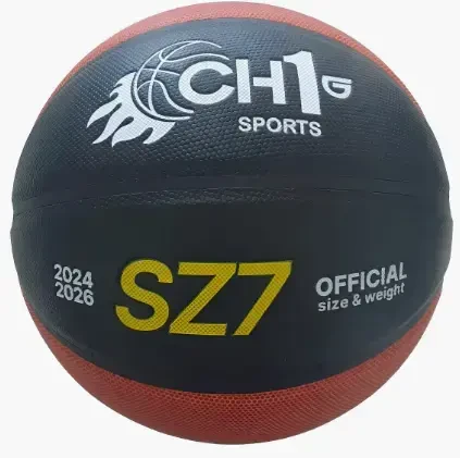 Pelota de Básquet CH1 Sports Alpha 2500 N.º 5 Naranja y Negra