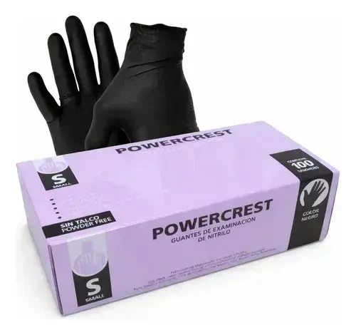 Guantes de nitrilo REFORZADOS - Powercrest | (CAJA DE 100)