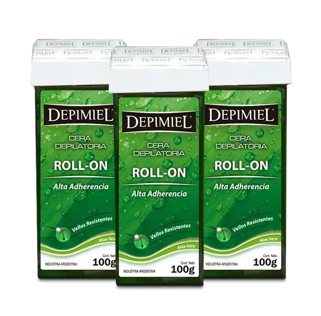 Cera Roll-On Depimiel x 100 g para Depilación - Alta adherencia