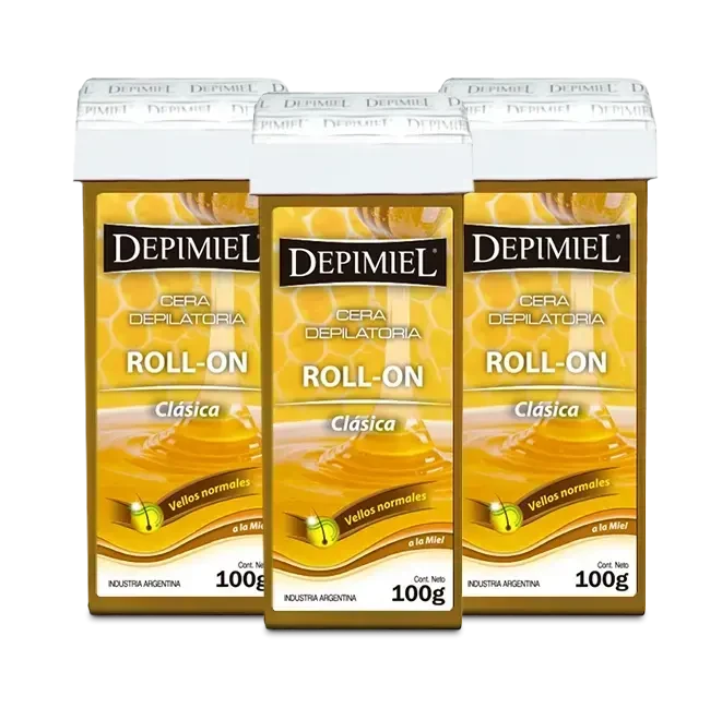 Cera Roll-On Depimiel x 100 g para Depilación - Clásica
