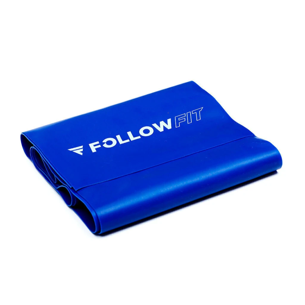 Tiraband Follow Fit Banda Elástica de Látex 120 cm - Alta azul