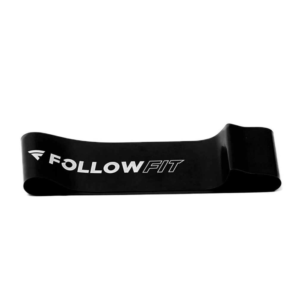 Banda Circular de Látex Follow Fit para Entrenamiento - X-alta negra
