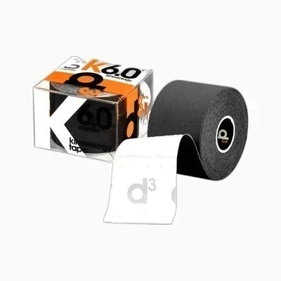 Cinta Kinesiológica D3 K6 Kinesiology Tape - Negro
