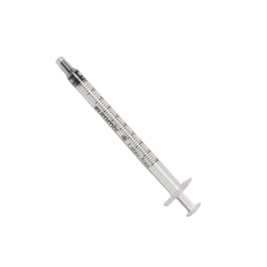 Jeringas descartables Luer Slip sin aguja — caja x100