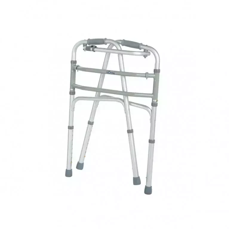 Andador para Adultos de Aluminio Plegable sin Ruedas